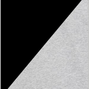 Basic college jacket - Black/Heather Grey, XS