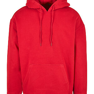 Basic oversize hoodie - City Red, XS