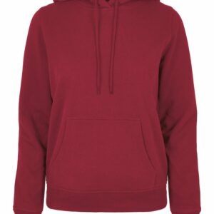 Women's basic hoodie - Burgundy, XS