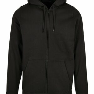 Basic zip hoodie - Black, XS
