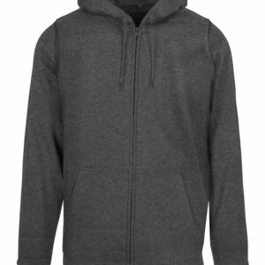 Basic zip hoodie - Charcoal, XS