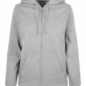 Women’s basic zip hoodie - Heather Grey, XS