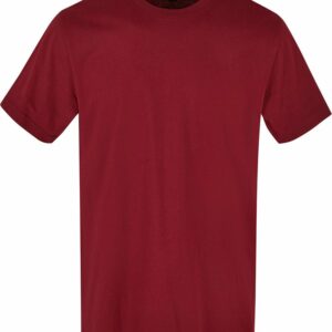 Basic round neck tee - Cherry, XS