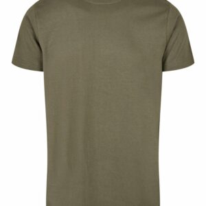 Basic round neck tee - Olive, XS