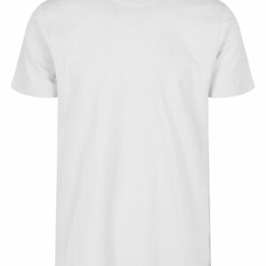 Basic round neck tee - White, XS