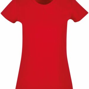 Women's basic tee - City Red, XS