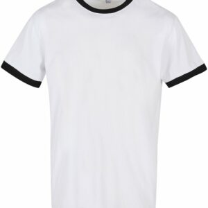 Ringer tee - White/Black, XS