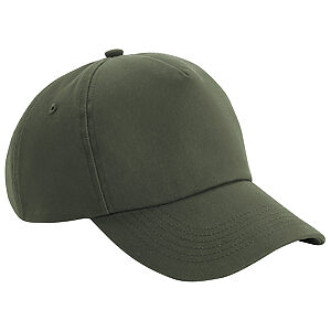 Authentic 5-panel cap - Olive Green, One size