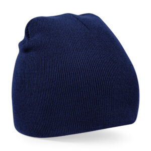Two-tone pull-on beanie - Oxford Navy, One size
