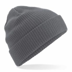 Organic cotton beanie - Graphite* Grey, One size