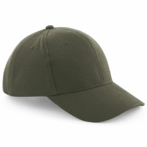 Pro-style heavy brushed cotton cap - Olive Green, One size