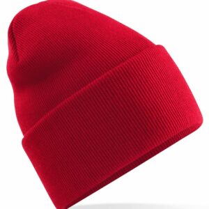 Original deep-cuffed beanie - Classic Red, One size