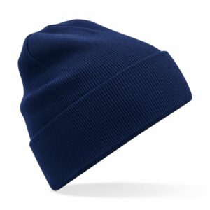 Organic cotton original cuffed beanie - Oxford Navy, One size