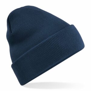 Recycled original cuffed beanie - French Navy, One size