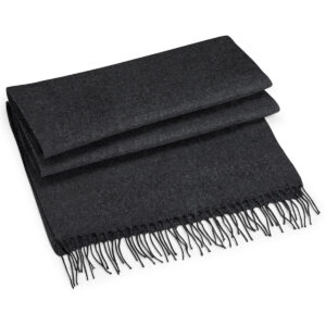 Classic woven scarf - Charcoal, One size