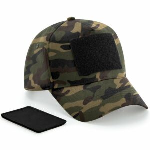 Removable patch 5-panel cap - Jungle Camo, One size