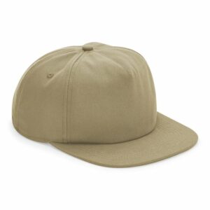 Organic cotton unstructured 5-panel cap - Desert Sand, One size