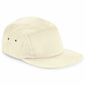 Canvas 5-panel camper cap - Natural, One size