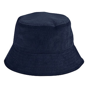 EarthAware® organic cord bucket hat - Oxford Navy, S/M