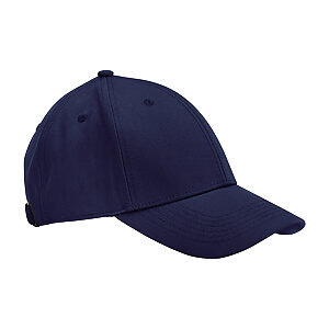 EarthAware® organic cotton canvas 6-panel cap - Oxford Navy, One size