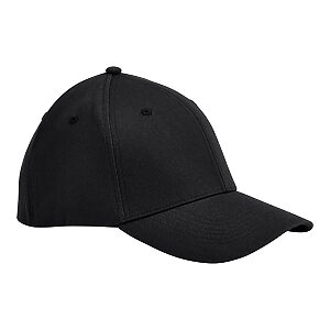 EarthAware® organic cotton stretch-fit cap - Black, S/M