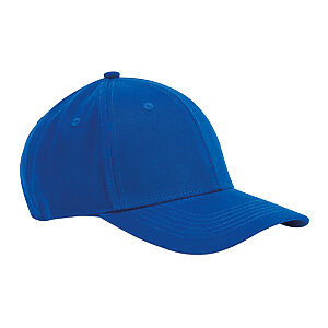 EarthAware® classic organic cotton 6-panel cap - Bright Royal, One size