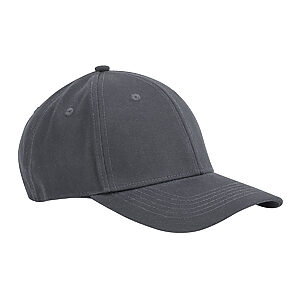 EarthAware® classic organic cotton 6-panel cap - Graphite* Grey, One size