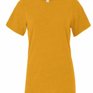 Women's relaxed Jersey short sleeve tee - Heather Mustard, S