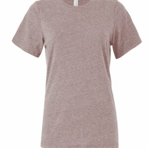 Women's relaxed Jersey short sleeve tee - Heather Pink Gravel, S