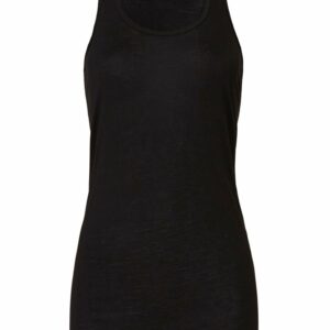 Flowy racerback tank top - Black, S
