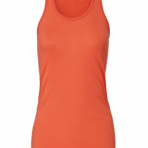Flowy racerback tank top - Coral, S