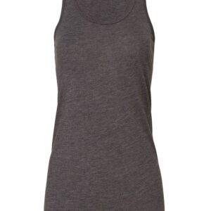 Flowy racerback tank top - Dark Grey Heather, S