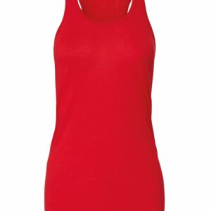 Flowy racerback tank top - Red, S