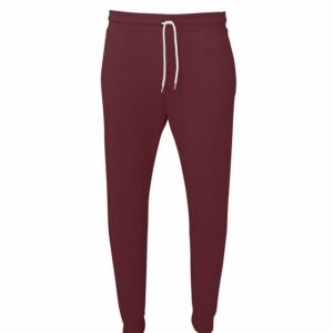 Unisex jogger sweatpants - Maroon, XS