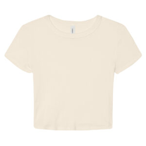 Women’s micro rib baby t-shirt - Solid Natural Blend, XS