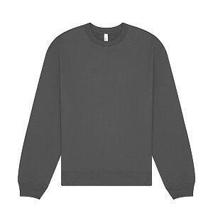 Unisex crew neck heavy sweatshirt - Asphalt, XS