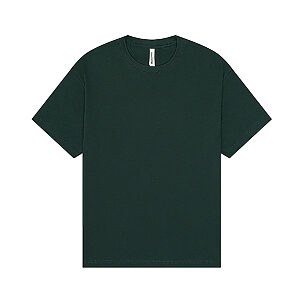 Unisex heavy boxy tee - Forest, XS