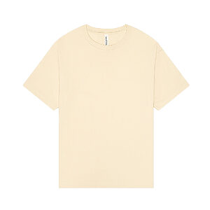 Unisex heavy boxy tee - Natural, XS