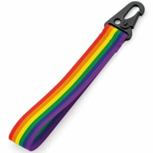 Brandable key clip - Rainbow, One size