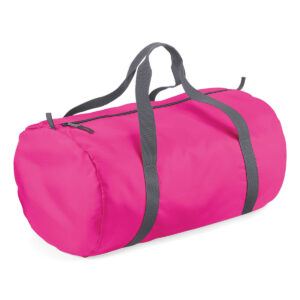 Packaway barrel bag - Fuchsia, One size