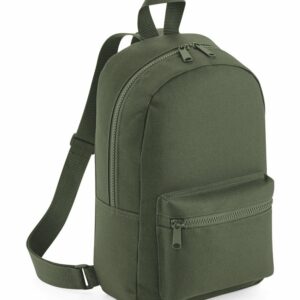 Mini essential fashion backpack - Olive Green, One size