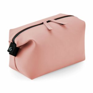 Matte PU accessory pouch - Nude Pink, One size