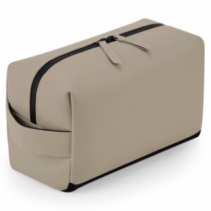 Matte PU toiletry/accessory case - Clay, One size