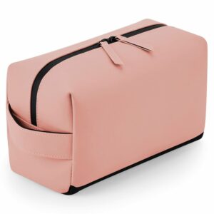 Matte PU toiletry/accessory case - Nude Pink, One size