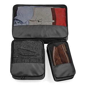 Escape packing cube set (Set of 3) - Black, One size