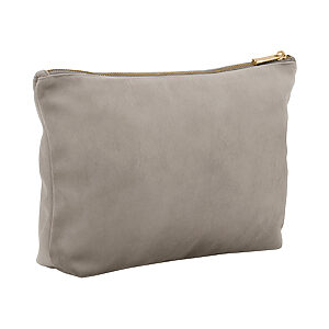 Velvet accessory bag - Moonstone, S