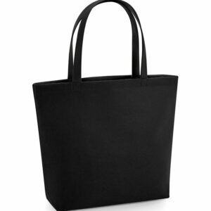Felt shopper - Black, One size