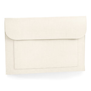 Felt laptop/document slip - Soft White, One size