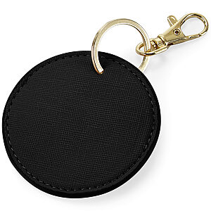 Boutique circular keyclip - Black, One size