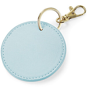 Boutique circular keyclip - Soft Blue, One size